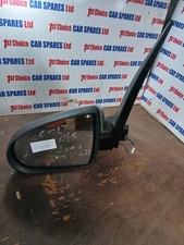 Mitsubishi Colt 2007 passenger side silver electric wing door mirror e9014259