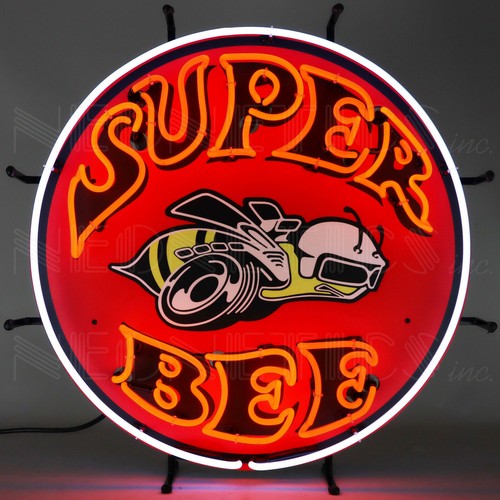 Dodge super bee neon sign - bee,