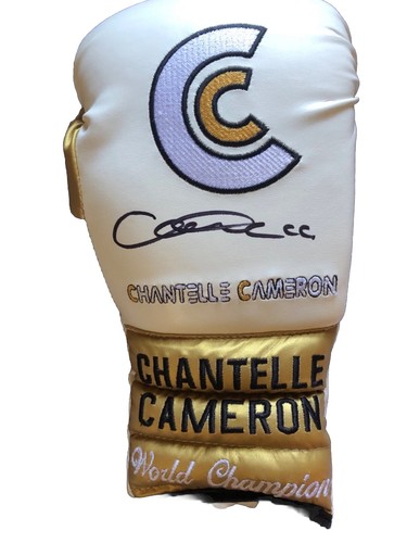 Chantelle cameron signed glove - signed,
