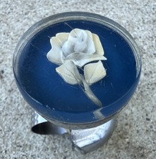 Vintage White Rose Lucite