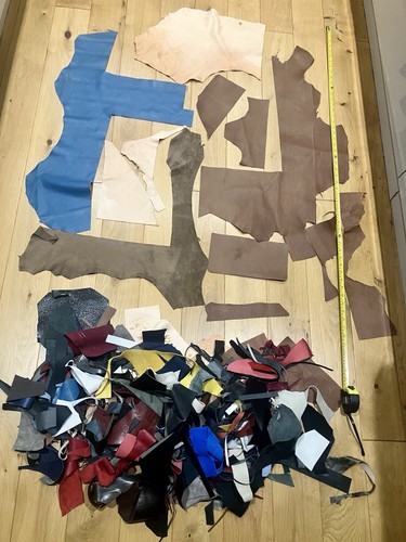 Italian leather offcuts - italian,