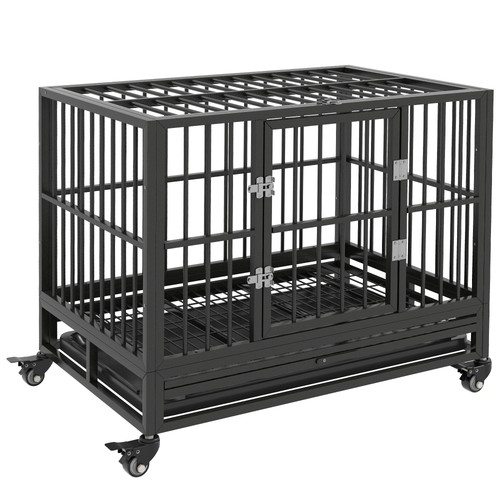 Heavy duty dog crate - duty, metal