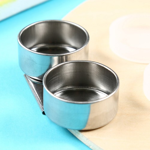 Double stainless steel art - double,