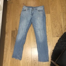 Cheap Monday Light Blue Straight Leg Jeans 32/32
