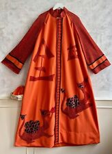 Oriental Wizard Orange Dragon Theatrical Costume Cosplay Cloak Dress One Size