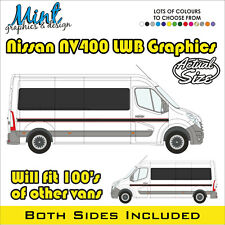 LWB NISSAN NV400 L3 Motorhome Camper Decals Stickers Van Graphics NO P&P 008