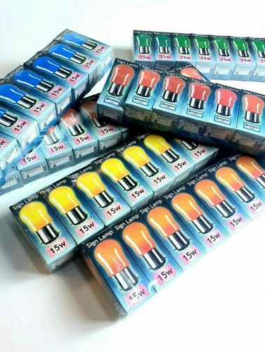 Coloured pygmy light bulbs - light,