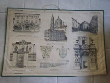 Original vintage school chart