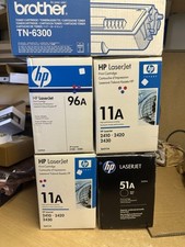 Hp Laserjet Print Cartridges 11A X 2, 96A,51A & Brother TN-6300