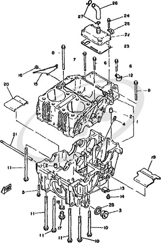 Nozzle for the 1979 - 1, yamaha