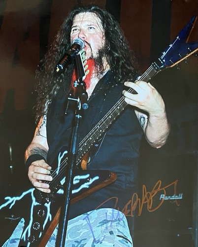 Dimebag darrell autographed - dimebag,