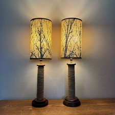 Vintage Rustic Wood & Jute