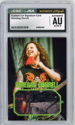 Dimebag darrell signed custom - darrell,