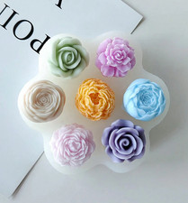 Rose & Peony Flower Silicone