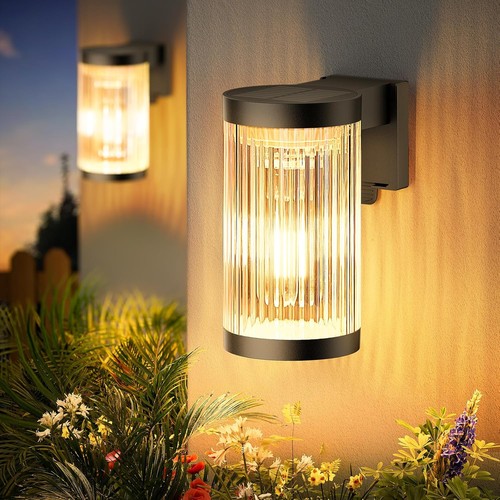 2pk solar powered led wall - 2pk,