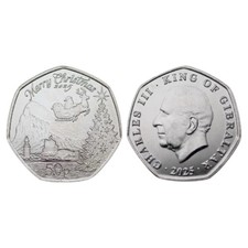 Christmas 2025 Gibraltar 50p