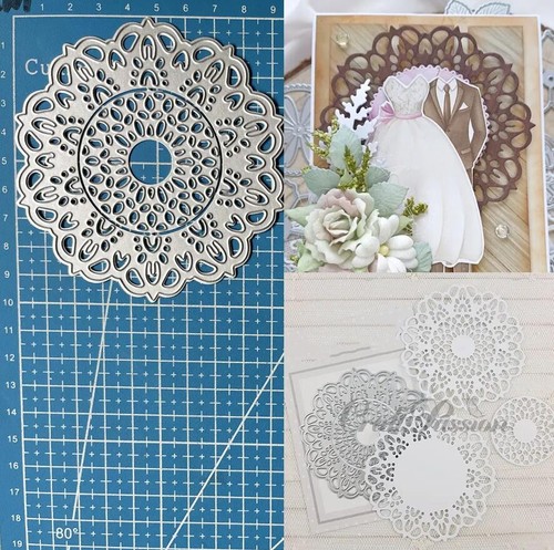 Round doily metal cutting - doily,