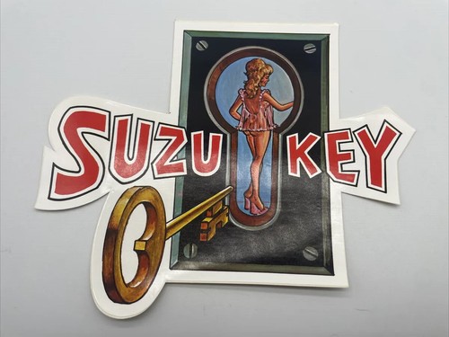 Suzuki suzu key vintage decal - suzuki,