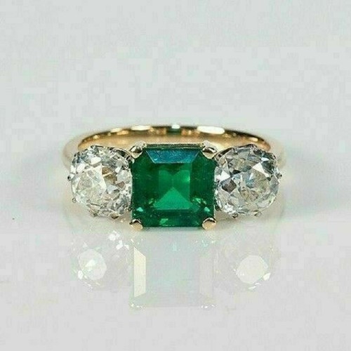 Asscher green emerald - asscher,