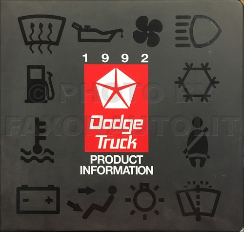 1992 dodge truck data - 1992,