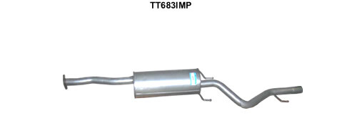 Exhaust silencer tail - pipe, for