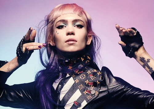 Grimes wall poster art pop - grimes,