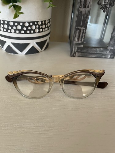 Vintage 1950s 60s gold - 1950s, eye