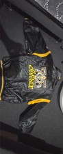 avirex leather jacket 75th size xxl black and Yellow authentic