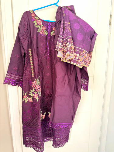 Women purple embroidered - purple,