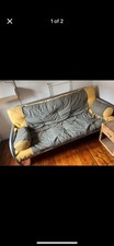 Two Seater Futon Sofa Bed Metal Frame (Kent)