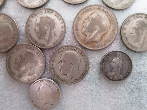 Silver half crowns florins - silver,