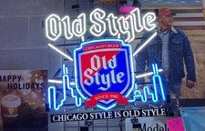 24"x20" Old Style Beer Chicago