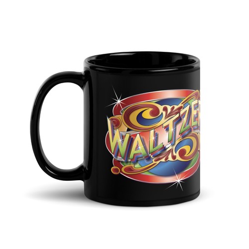 Waltzer mug black fairground - black,