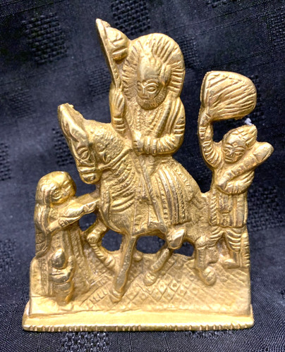 Vintage golden indian brass - indian,
