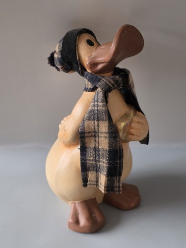 Vintage ceramic duck figurine - vintage,