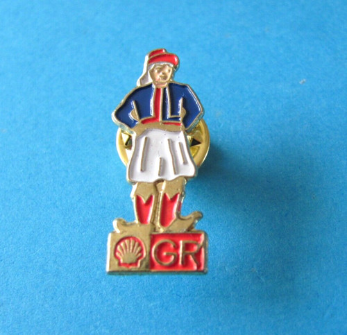 Vintage shell oil - shell, badge
