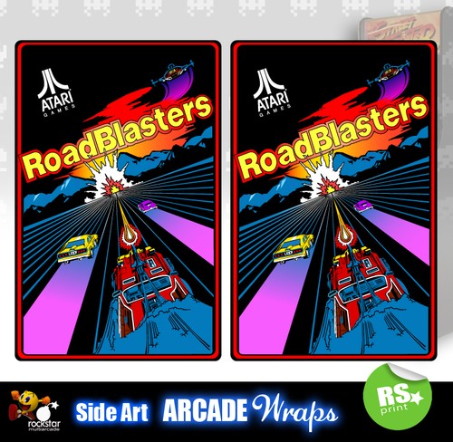 Road blasters arcade - blasters, side