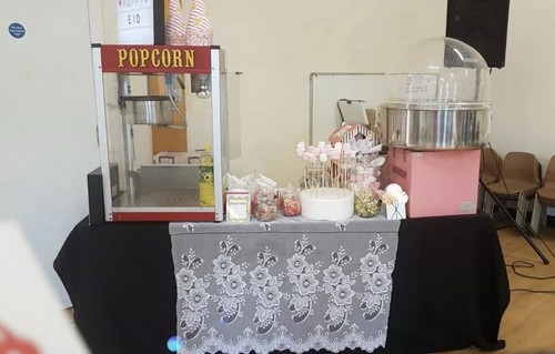 Candy floss popcorn making - floss,