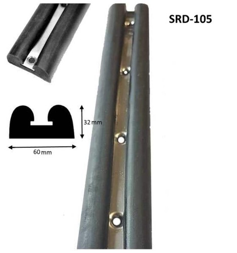 Black marine grade rubber - grade,