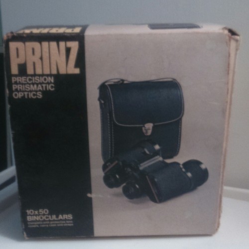 Binoculars with case - case, prinz