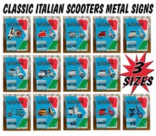 Lambretta Scooter Metal Signs