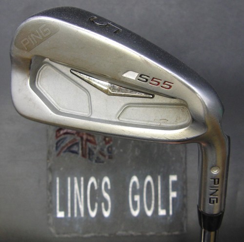 Ping s55 white dot iron - white, 5