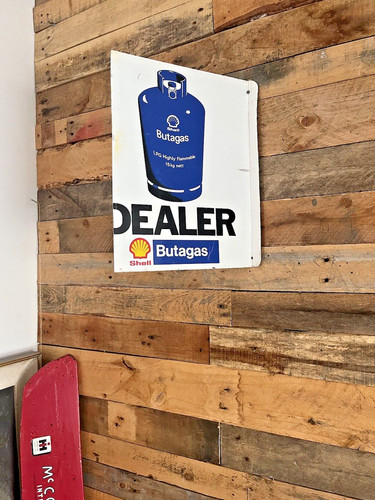 Vintage shell butagas dealer - shell,