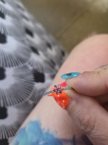 Pandora flower ring size - pandora,