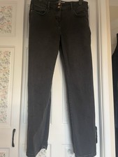 Next Waist Enhancer Jeans Bootcut Washed Black Jeans High Waist 16 Long Tall