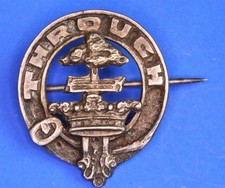 Small Vintage Scottish Clan Brooch  Badge - Hamilton, 24mm  [33486]
