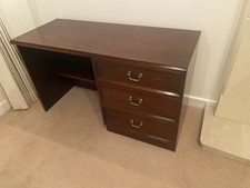 Mid Century Desk, Classic Design With Lift Out Drawer Section