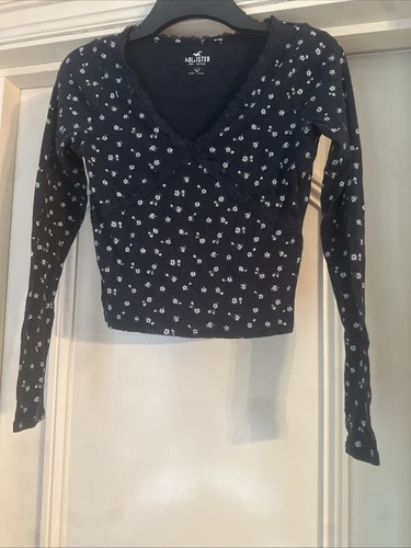 Hollister blue floral long - hollister,