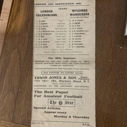London caledonians wycombe - london,