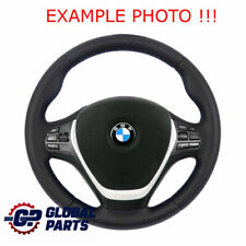 BMW F20 F21 F30 F31 F32 F36 NEW Black Leather Sport Steering Wheel M-tricolored